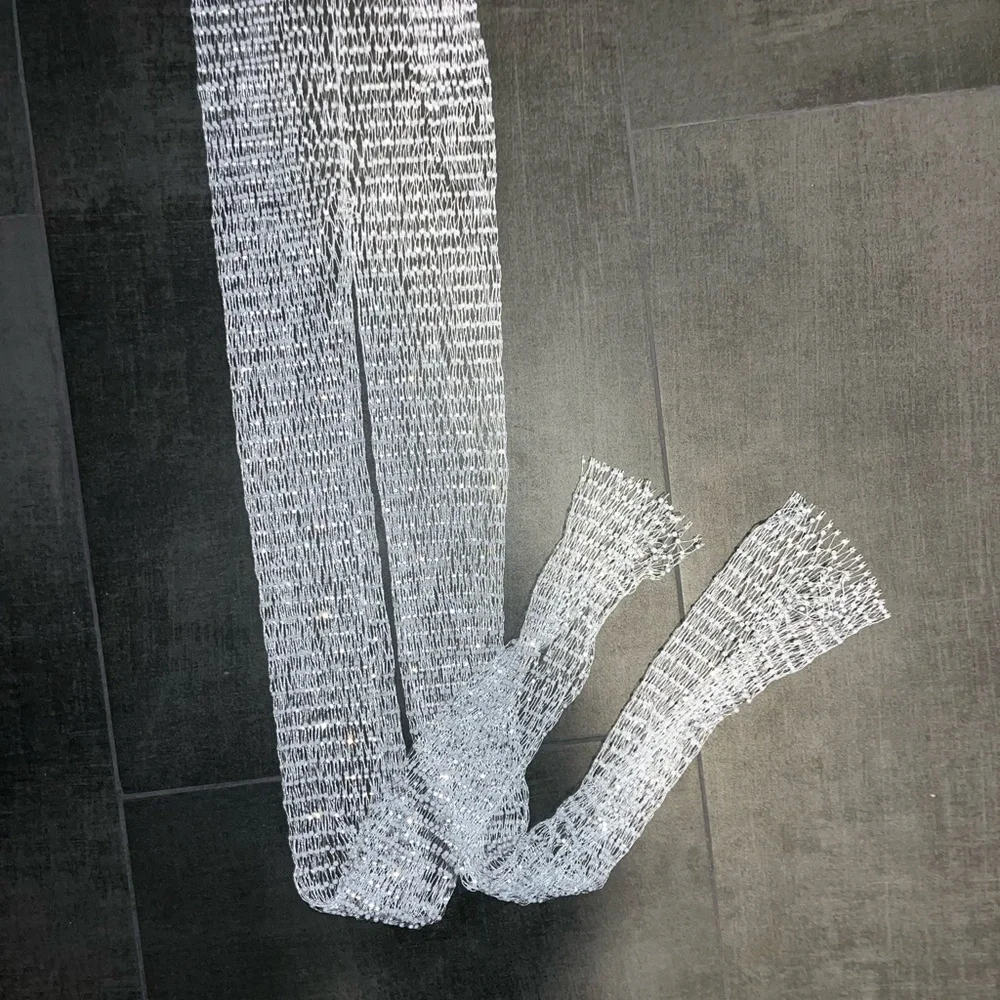 Loose Rhinestone Tights - Picture 3 of 3